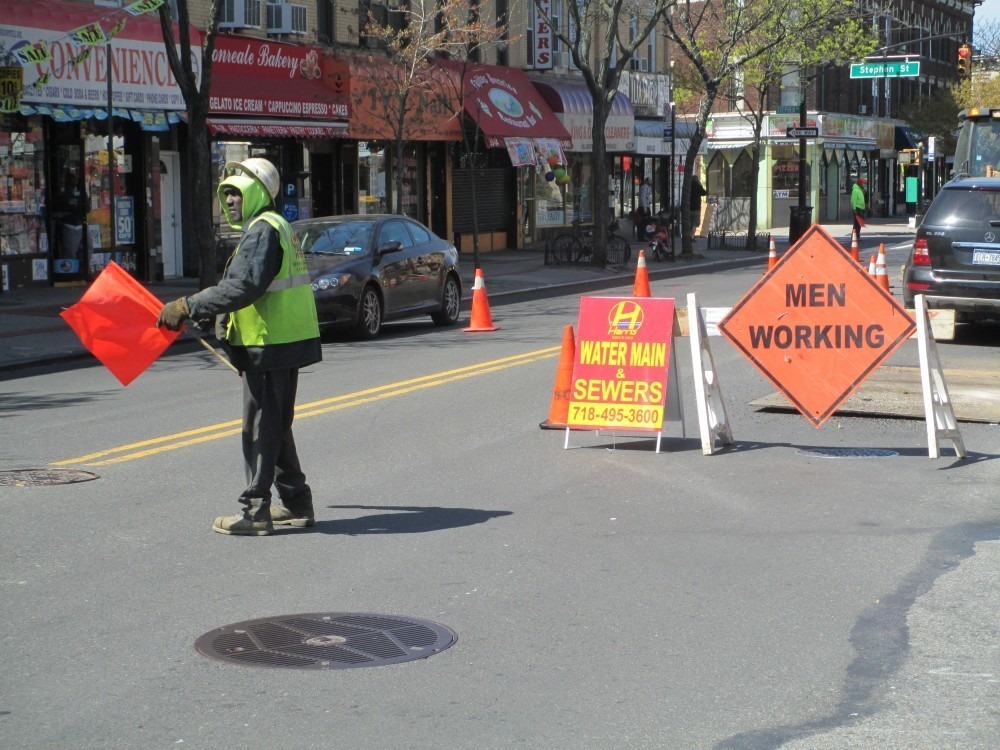 Broken Water Line Emergency Lexington Ave. NYC
