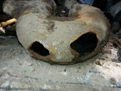 Broken House Sewer Trap & How To Use Sewer Trap