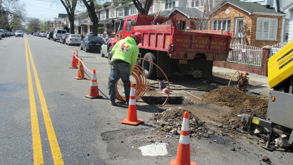 Water Main Break Floods Basement in Residential House