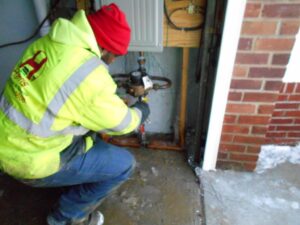 Installing new valve