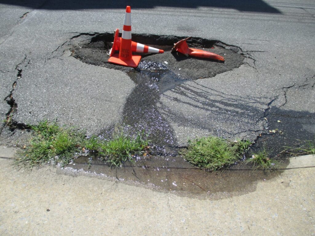 Cease and Desist Notice for Sunken Roadway