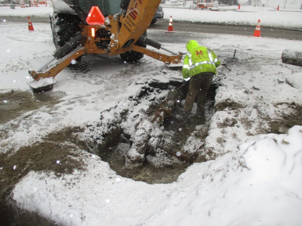 Snow Melting or Water Main Leaking?