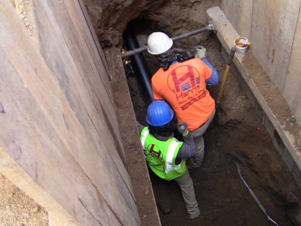 Broken Sewer Replaced Vermont St. Brooklyn