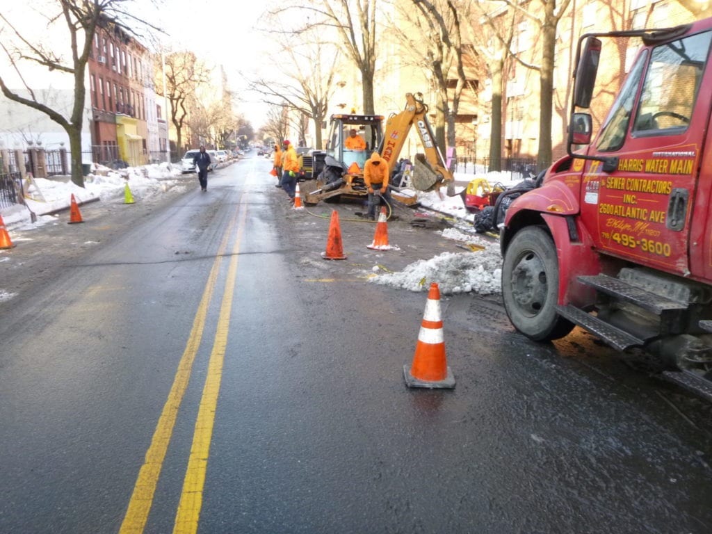 Freezing Weather Conditions Crack Water Main