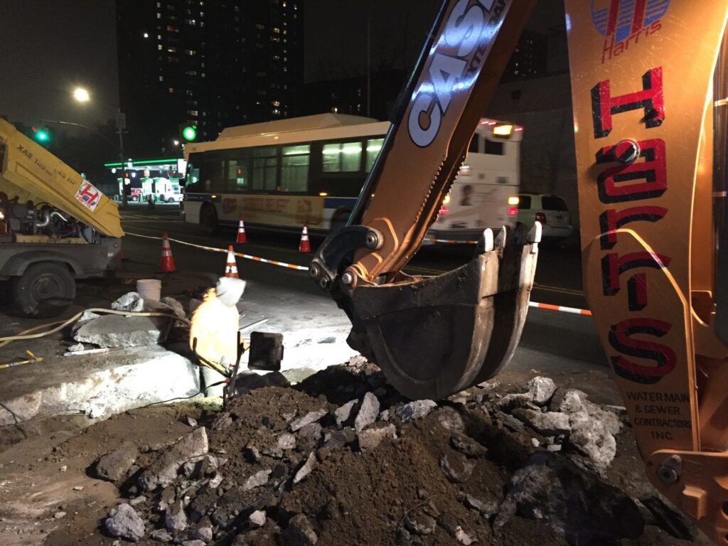 Utility Company Breaks Water Main to be Replaced on Emergency Basis