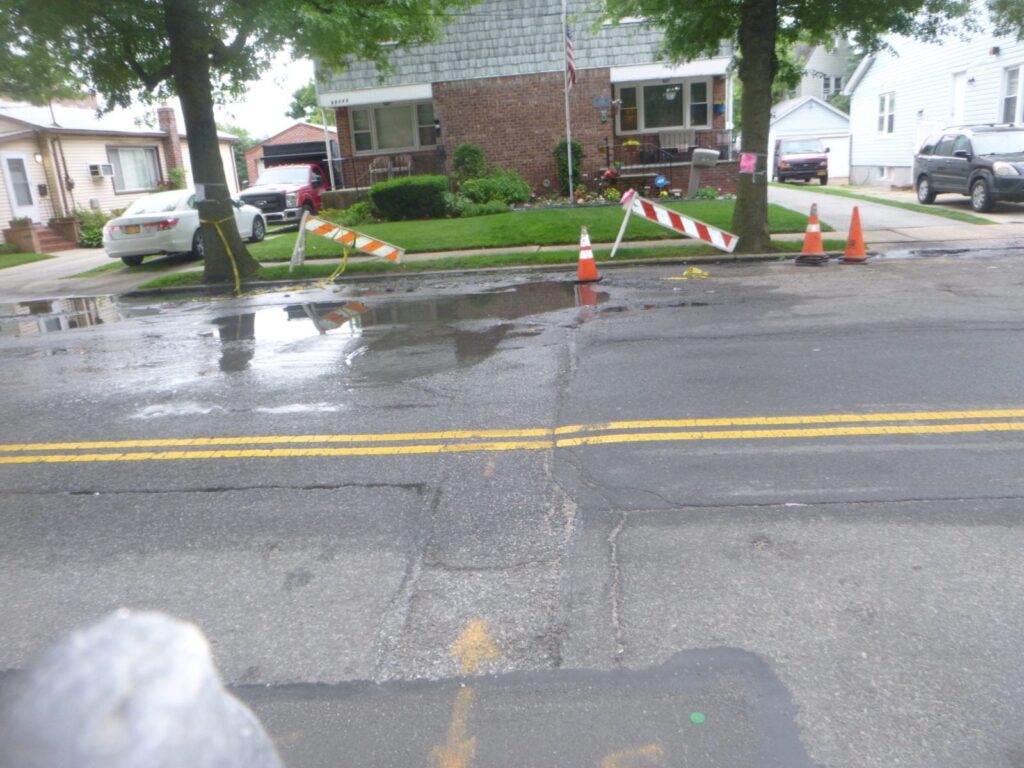 Electrolysis Causes Water Main Leak Cooper St Queens