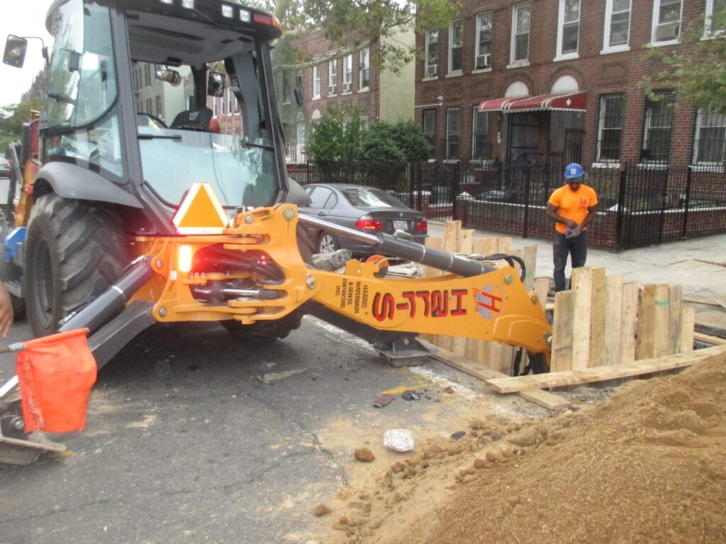 Sewer Line Damaged by Hurricane Sandy Jamaica Hills Queens