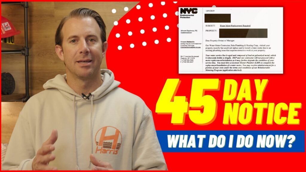 45 Day Notice to Replaced Corroded or Leak Water Main