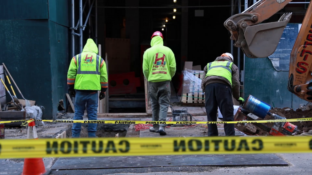 New Construction Sewer Line Installation