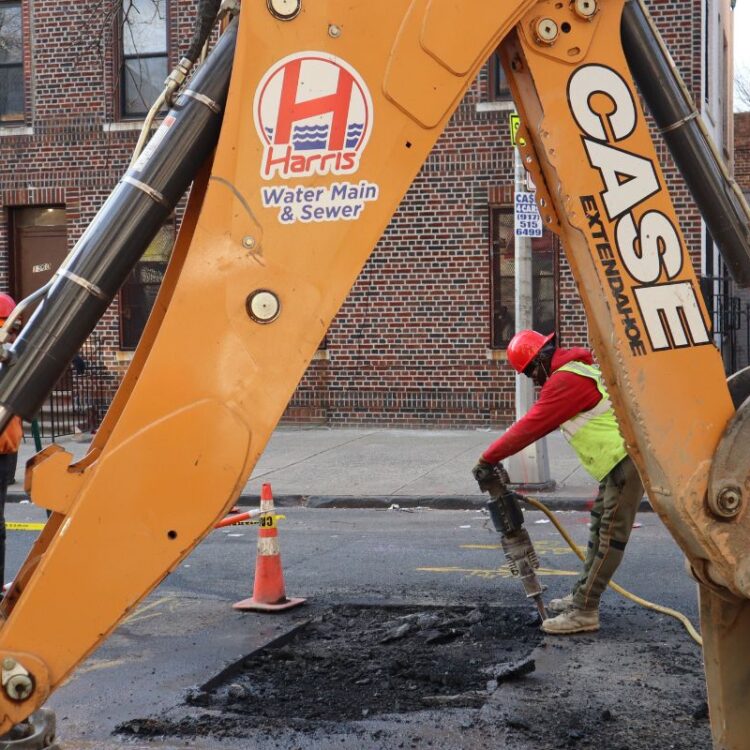 “Emergency water main repair truck near me”