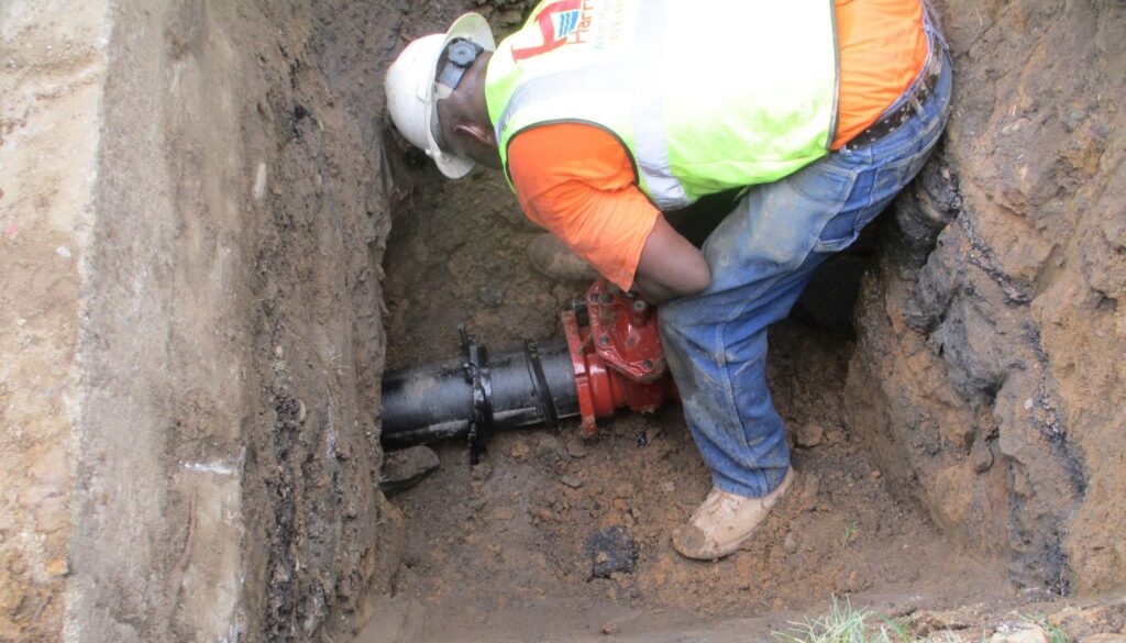 Advanced equipment used for sewer line replacement Queens NY