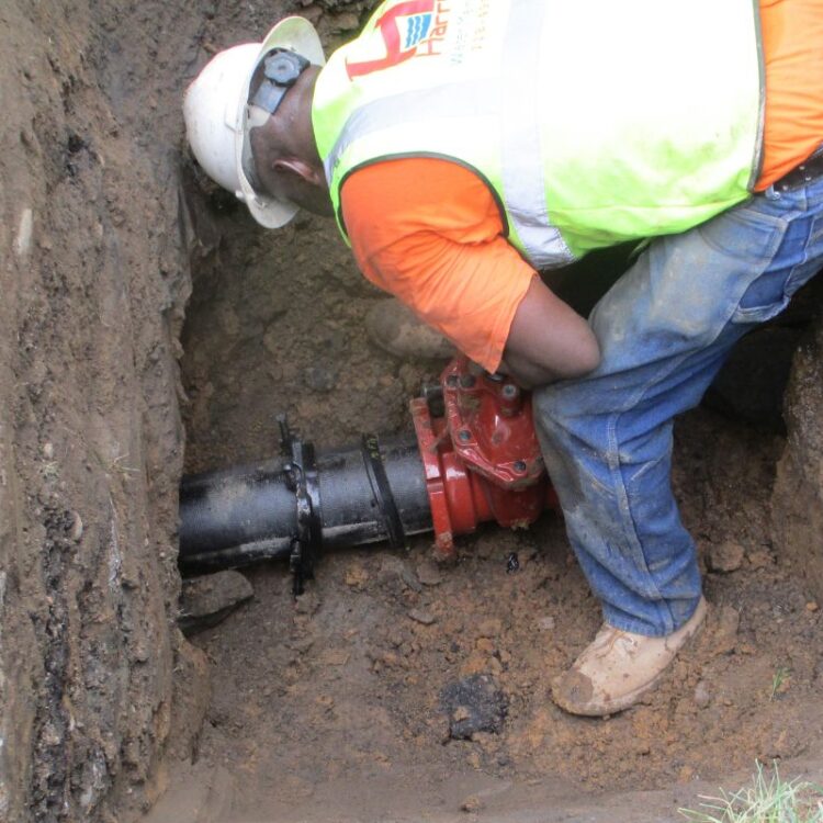 Advanced equipment used for sewer line replacement Queens NY